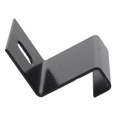 Grapa de Fijación para Escalera Tubular / 1.5" de Peralte / 12" de Ancho / Acero al Carbón / Pintura Epóxica Negra - Imagen 4