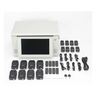 Kit Estación de Descarga para Bodycam / 8 Unidades / Pantalla Táctil 12 Pulgadas / Almacenamiento 36 TB / Ethernet FTP / 4G / 4K UHD - Imagen 4