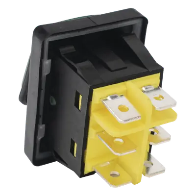 Interruptor Industrial / LED Verde / IP65 / NO-COM-NC / -40°C a 125°C / 30A / 38 x 28 x 29.5 mm - Imagen 4