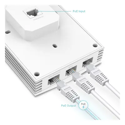 Punto de Acceso Wi-Fi 6 / AX3000 MU-MIMO 2x2 / 4 Puertos Gigabit / PoE+ / Montaje en Pared / Alta Densidad de Usuarios - Imagen 4