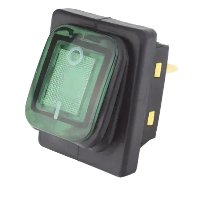 Interruptor Industrial / LED Verde / IP65 / NO-COM-NC / -40°C a 125°C / 30A / 38 x 28 x 29.5 mm - Imagen 5