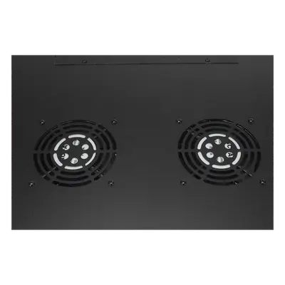 Gabinete de Pared 19 in / 6U / Profundidad 455 mm / Carga 60 kg / Puerta Perforada / 2 Ventiladores / Panel Cepillo - Imagen 5