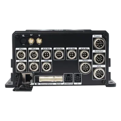 DVR Móvil / 8 Canales / 4 AHD 2 Megapixel + 4 IP / H.265 / HDD y SSD M.2 / 4G / WiFi / GPS / -40 a 70°C (-40 a 158°F) - Imagen 5