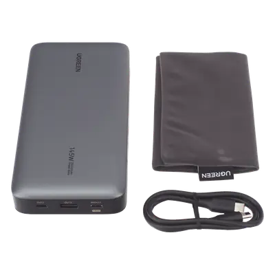 Power Bank / 25000mAh / 145W Max. / 3 Puertos USB / PD 3.0 / QC 3.0 / Pantalla Inteligente / Carcasa Ignífuga - Imagen 6