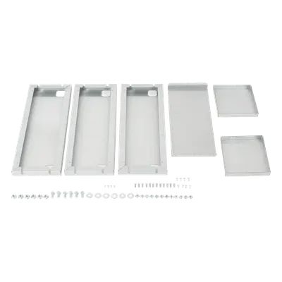 Gabinete para Baterías / Acero Galvanizado / 4 Unidades / Montaje en Poste / Exterior / 1050 mm (3.44 ft) de Altura - Imagen 9