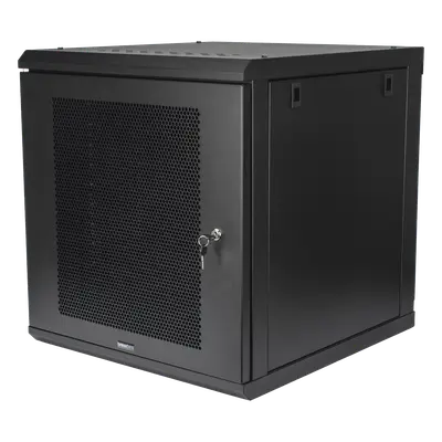 Gabinete de Pared / 12U Rack 19 in / Profundidad 636 mm (2.09 ft) / Carga 100 kg / Puerta Perforada / Laterales Desmontables - Imagen 3