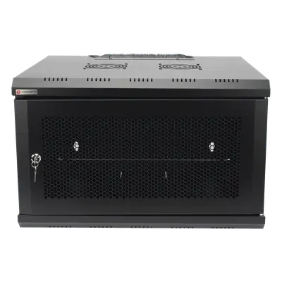 Gabinete de Pared 19 in / 6U / Profundidad 455 mm / Carga 60 kg / Puerta Perforada / 2 Ventiladores / Panel Cepillo - Imagen 7
