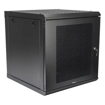 Gabinete de Pared / 12U Rack 19 in / Profundidad 636 mm (2.09 ft) / Carga 100 kg / Puerta Perforada / Laterales Desmontables - Imagen 4