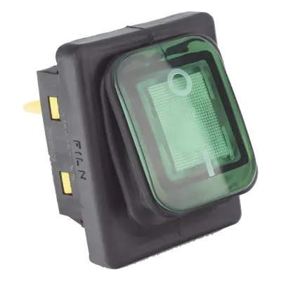 Interruptor Industrial / LED Verde / IP65 / NO-COM-NC / -40°C a 125°C / 30A / 38 x 28 x 29.5 mm - Imagen 7