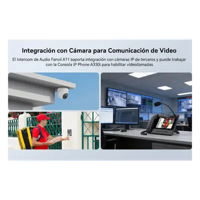 Videoportero IP para Exterior / Cámara 4 Megapixel (1080p) / HDR e Iluminación IR / Altavoz 5W y Doble Micrófono / Panel Acero Inoxidable y Cuerpo Aluminio / IP66 e IK10 / PoE+ / 2 Líneas SIP - Imagen 11