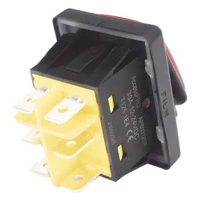 Interruptor Industrial con LED / IP65 / Contactos NO-COM-NC / Operación -40°C a 125°C / 12/24 VCC / 30A - Imagen 9