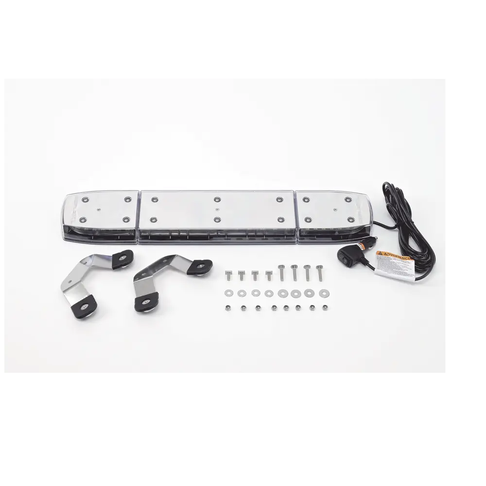 Mini Barra de Luces LED / 144 LED / Dual Color Ámbar/Blanco / 24 Pulgadas / Lente Transparente / Montaje Magnético y Permanente / IP69K / SAE Clase I - Imagen 6