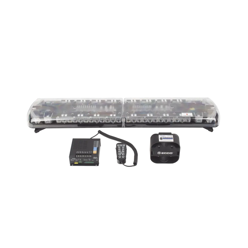Kit de Sirena Vehicular / Barra de Luces 48 in (121.9 cm) / 130 LED / Dual Color / 100 W / 48 Patrones / SAE J1849 - Imagen 3