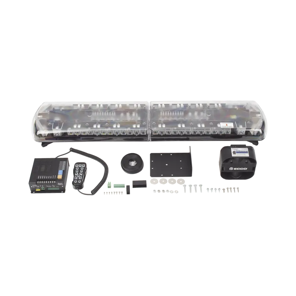 Kit de Sirena Vehicular / Barra de Luces 48 in (121.9 cm) / 130 LED / Dual Color / 100 W / 48 Patrones / SAE J1849 - Imagen 5