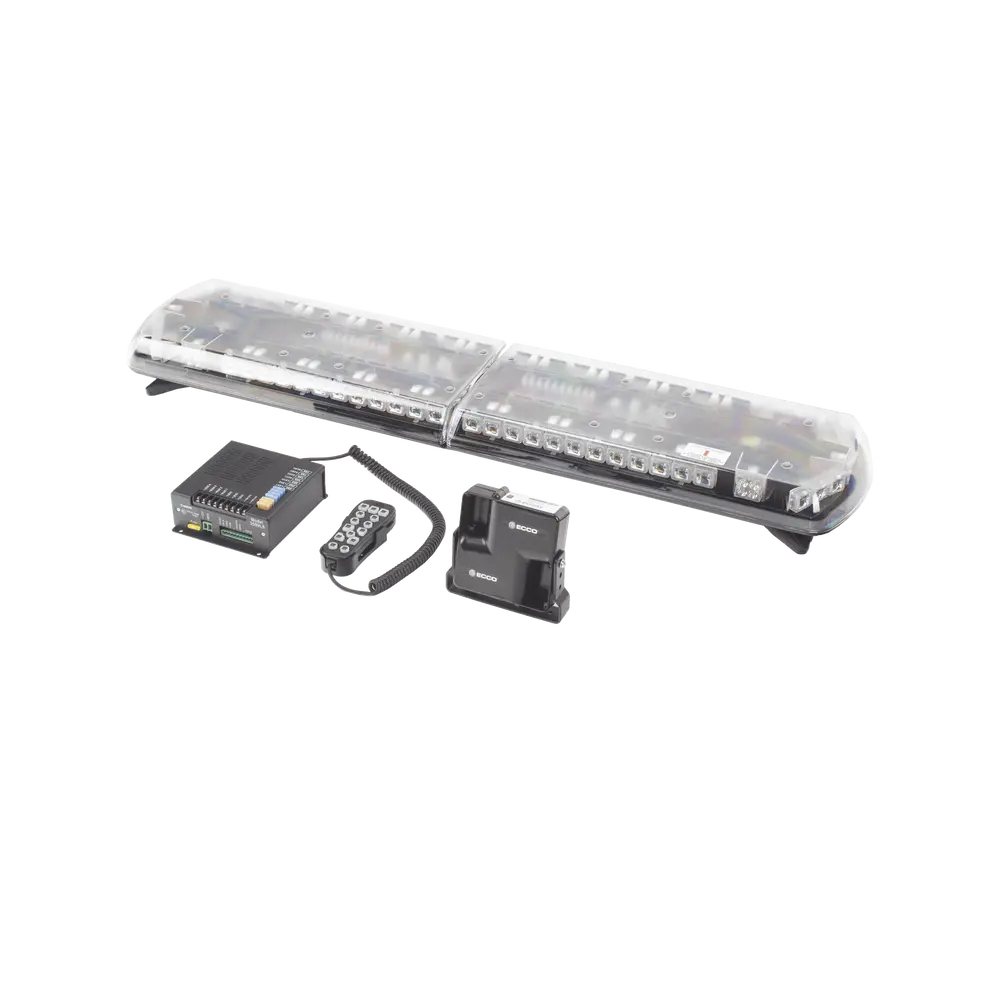 Torreta LED Vehicular / 48 pulgadas / 130 LED / Dual Color / 48 Patrones de Destello / Aluminio y Policarbonato - Imagen 4