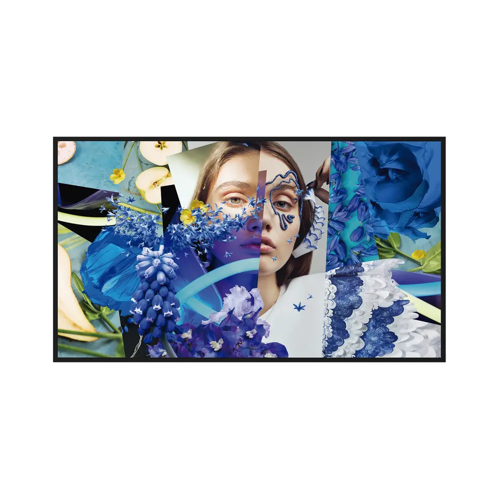 Pantalla LED Digital Signage / 55" 4K UHD / 500 Nits / Android 13 / Wi-Fi / Bisel 9 mm / 24/7