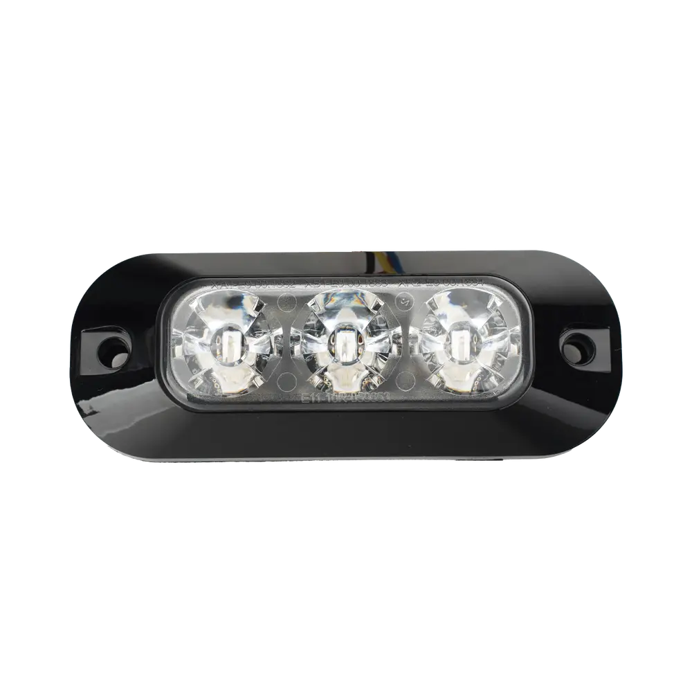Luz Auxiliar LED / 3 LEDs Alta Intensidad / 21 Patrones Programables / IP67 / 12-24 VCC / Azul - Imagen 5