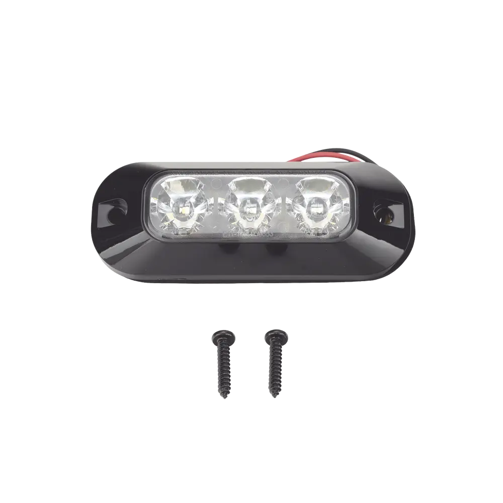 Luz Auxiliar LED / 3 LEDs / 21 Patrones de Destello / 12-24 VCC / IP67 / SAE J595 Clase I - Imagen 5