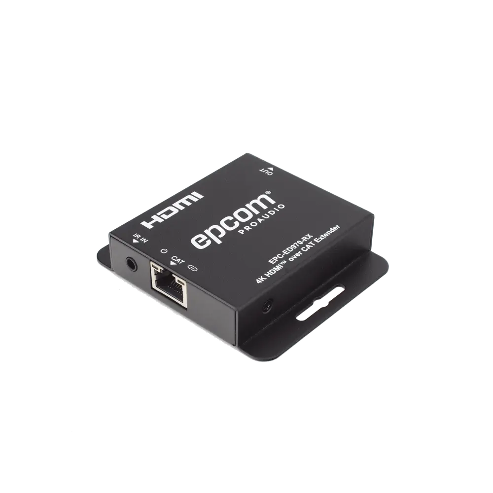 Receptor HDMI Extensor / 4K@30Hz a 40 m (131.2 ft) / 1080p a 70 m (229.7 ft) / HDCP 1.4 / Control IR Unidireccional / PoC / Puerto Loop HDMI - Imagen 2
