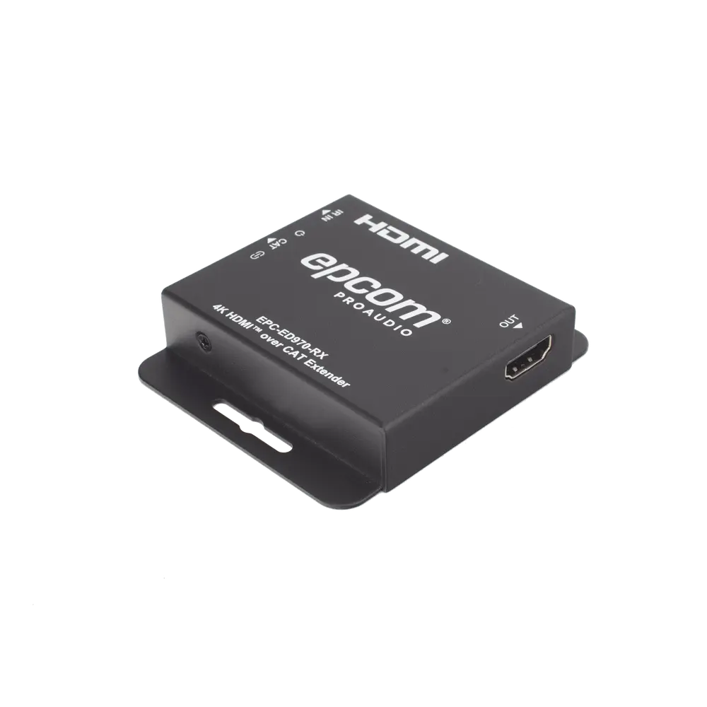 Receptor HDMI Extensor / 4K@30Hz a 40 m (131.2 ft) / 1080p a 70 m (229.7 ft) / HDCP 1.4 / Control IR Unidireccional / PoC / Puerto Loop HDMI - Imagen 3