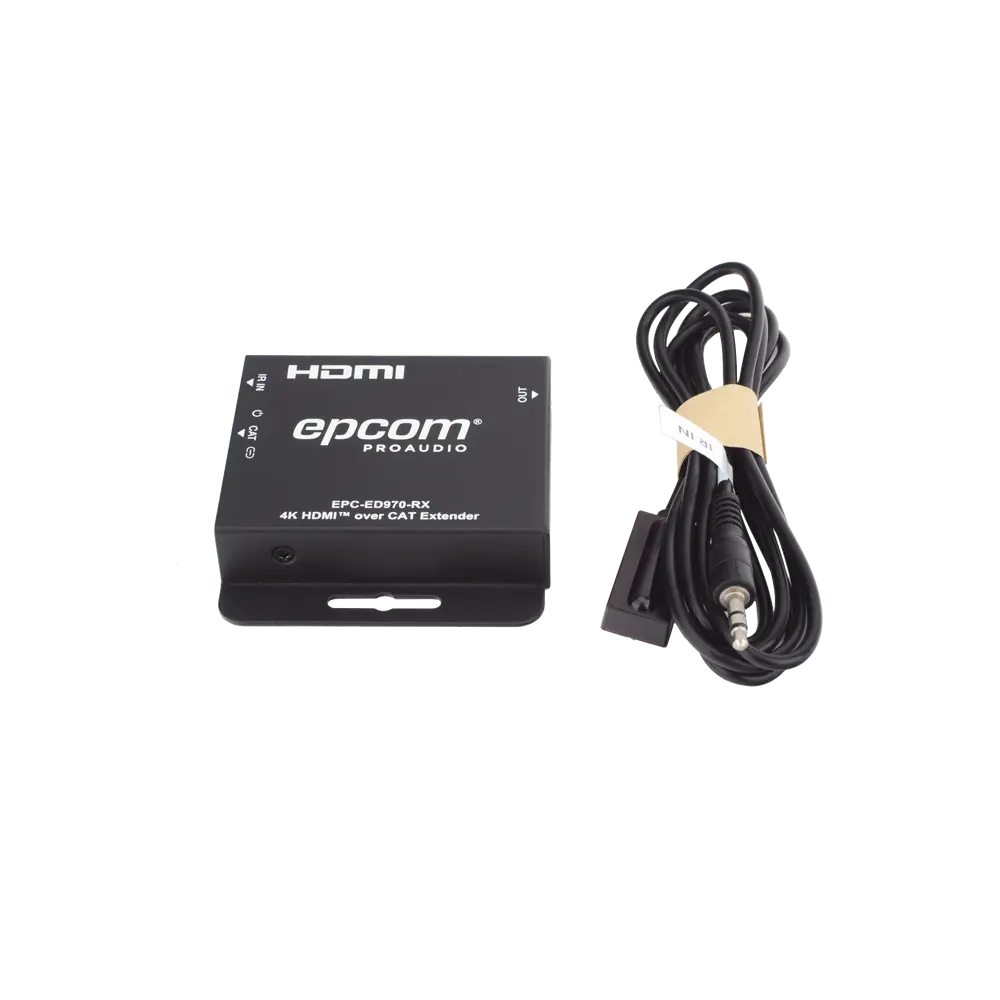 Receptor HDMI Extensor / 4K@30Hz a 40 m (131.2 ft) / 1080p a 70 m (229.7 ft) / HDCP 1.4 / Control IR Unidireccional / PoC / Puerto Loop HDMI - Imagen 6