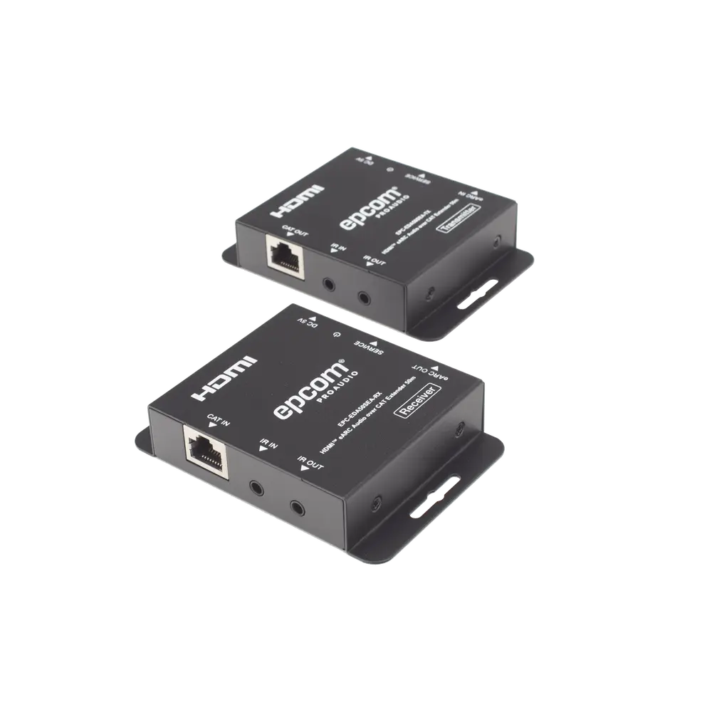 Extensor Audio HDMI eARC / 50 m (164 ft) / CAT5e/6 / Dolby Atmos / DTS-HD / IR Bidireccional / CEC Passthrough / Carcasa Metálica - Imagen 5