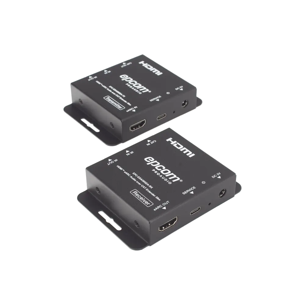 Extensor Audio HDMI eARC / 50 m (164 ft) / CAT5e/6 / Dolby Atmos / DTS-HD / IR Bidireccional / CEC Passthrough / Carcasa Metálica - Imagen 6