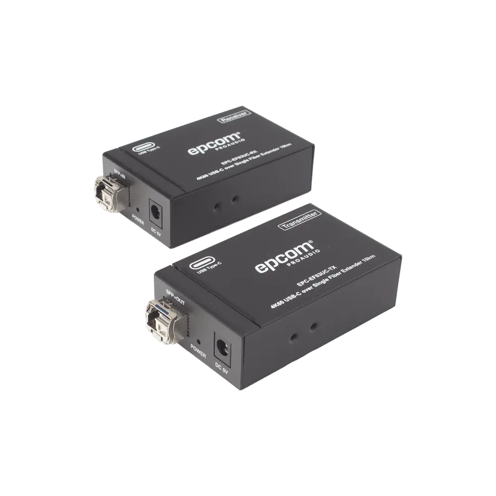 Extensor USB-C sobre Fibra Óptica / 4K60 4:4:4 / Alcance 10 km (32,808 ft) / HDR10 / Dolby Vision / Audio 7.1CH / HDCP 2.3 - Imagen 2