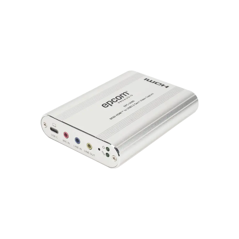 Tarjeta de Captura HDMI / 8K@60Hz / 4K2K@144Hz / USB 3.2 Gen 1 / Ancho de Banda 48 Gbps / Mezcla de Audio / Aluminio - Imagen 2