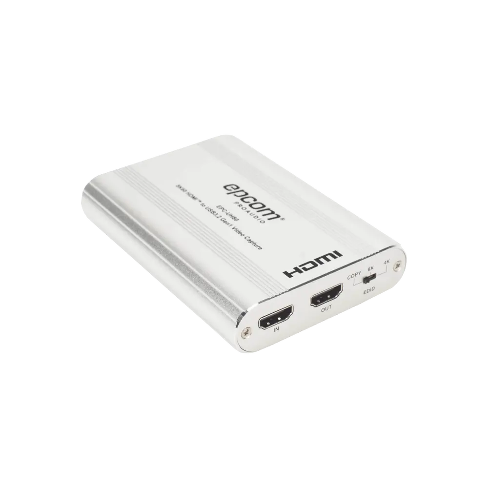 Tarjeta de Captura HDMI / 8K@60Hz / 4K2K@144Hz / USB 3.2 Gen 1 / Ancho de Banda 48 Gbps / Mezcla de Audio / Aluminio - Imagen 3