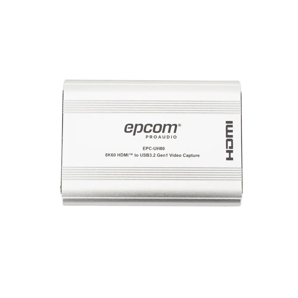 Tarjeta de Captura HDMI / 8K@60Hz / 4K2K@144Hz / USB 3.2 Gen 1 / Ancho de Banda 48 Gbps / Mezcla de Audio / Aluminio - Imagen 4