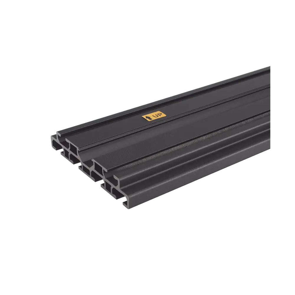 Riel de Aluminio para Videowall / Longitud 1000 mm (3.3 ft) / Altura 120 mm / Ancho 21 mm / Diseño Modular Extensible / Compatible Tornillos M8 - Imagen 7
