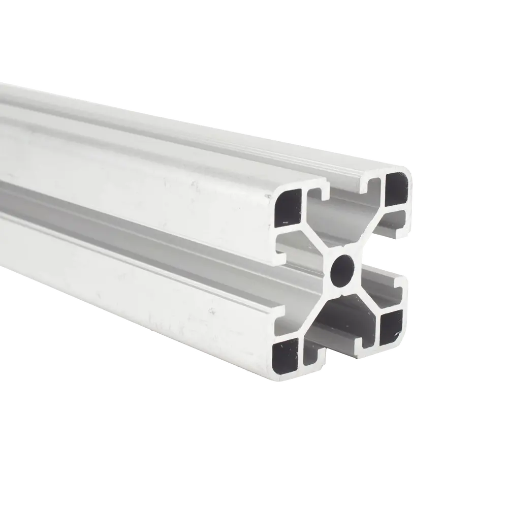 Riel de Aluminio / Longitud 1670 mm (65.7 ft) / Perfil 40 x 40 mm / Diseño Modular / 4 Direcciones de Montaje / Tapas Incluidas - Imagen 7