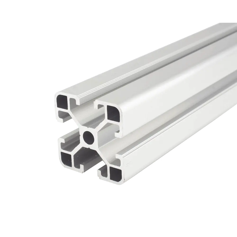 Riel de Aluminio / Longitud 1670 mm (65.7 ft) / Perfil 40 x 40 mm / Diseño Modular / 4 Direcciones de Montaje / Tapas Incluidas - Imagen 8