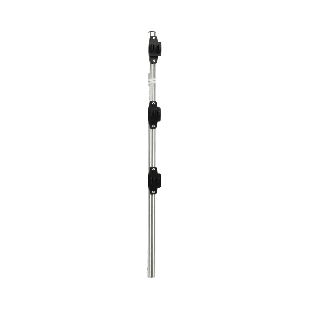Poste de Paso para Cerca Eléctrica / Tubo de Acero Galvanizado en Caliente / 3 Aisladores con Remache / Longitud 75 cm (29.5 in) / Diámetro 25 mm (1 in) / Peso 0.57 kg - Imagen 3
