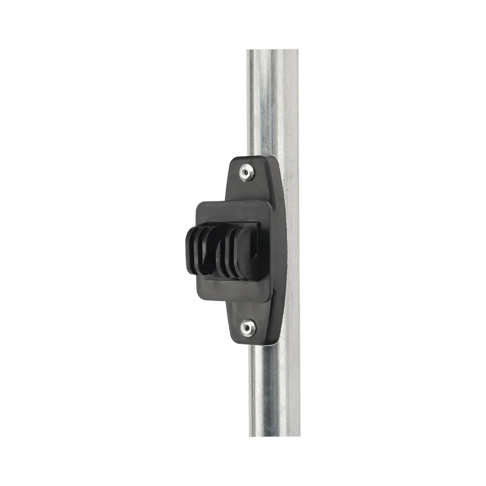 Poste de Paso para Cerca Eléctrica / Tubo de Acero Galvanizado en Caliente / 3 Aisladores con Remache / Longitud 75 cm (29.5 in) / Diámetro 25 mm (1 in) / Peso 0.57 kg - Imagen 4