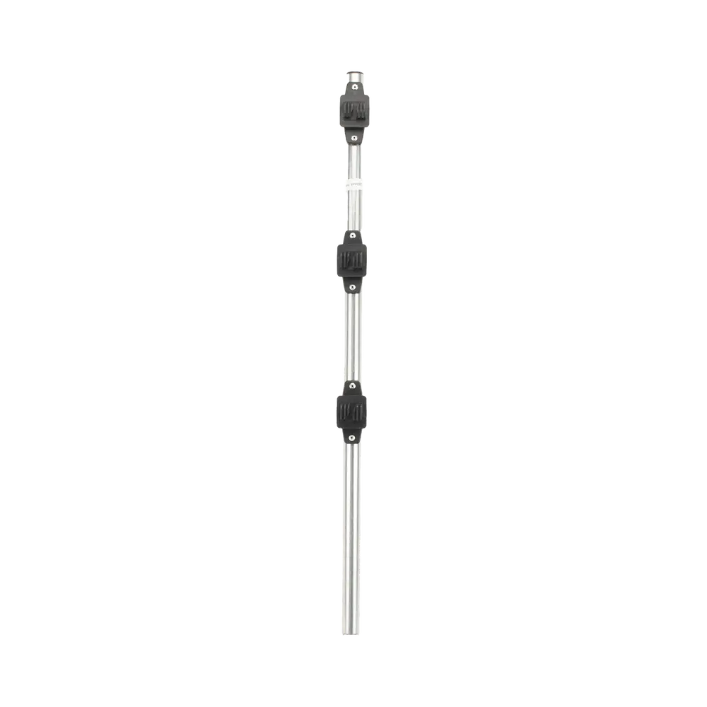 Poste de Paso para Cerca Eléctrica / Tubo de Acero Galvanizado en Caliente / 3 Aisladores con Remache / Longitud 75 cm (29.5 in) / Diámetro 25 mm (1 in) / Peso 0.57 kg