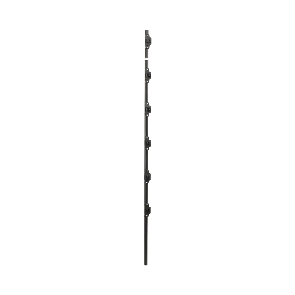 Poste de Paso para Cerca Eléctrica / Tubo de Acero Galvanizado / 6 Aisladores / 1.4 m (4.6 ft) / Diámetro 25 mm (1 in) / Acabado Negro - Imagen 2