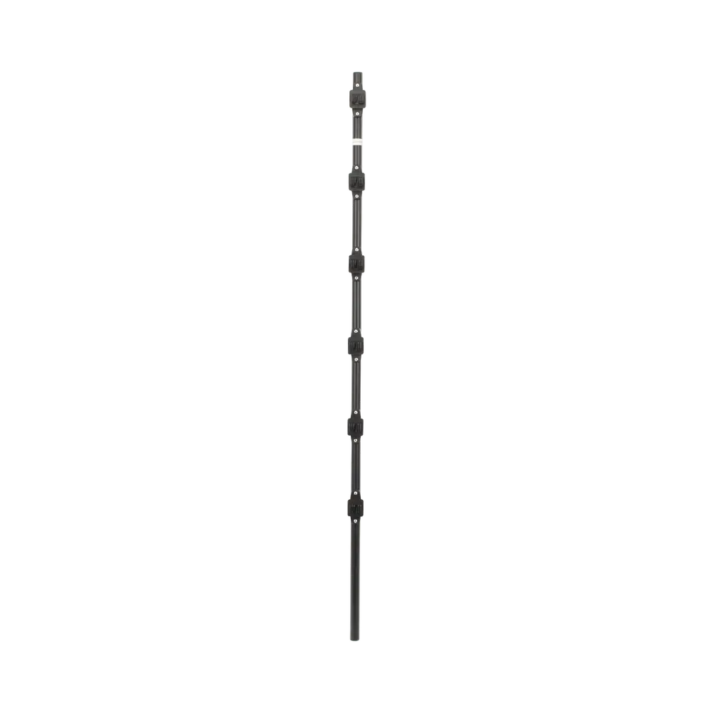 Poste de Paso para Cerca Eléctrica / Tubo de Acero Galvanizado / 6 Aisladores / 1.4 m (4.6 ft) / Diámetro 25 mm (1 in) / Acabado Negro