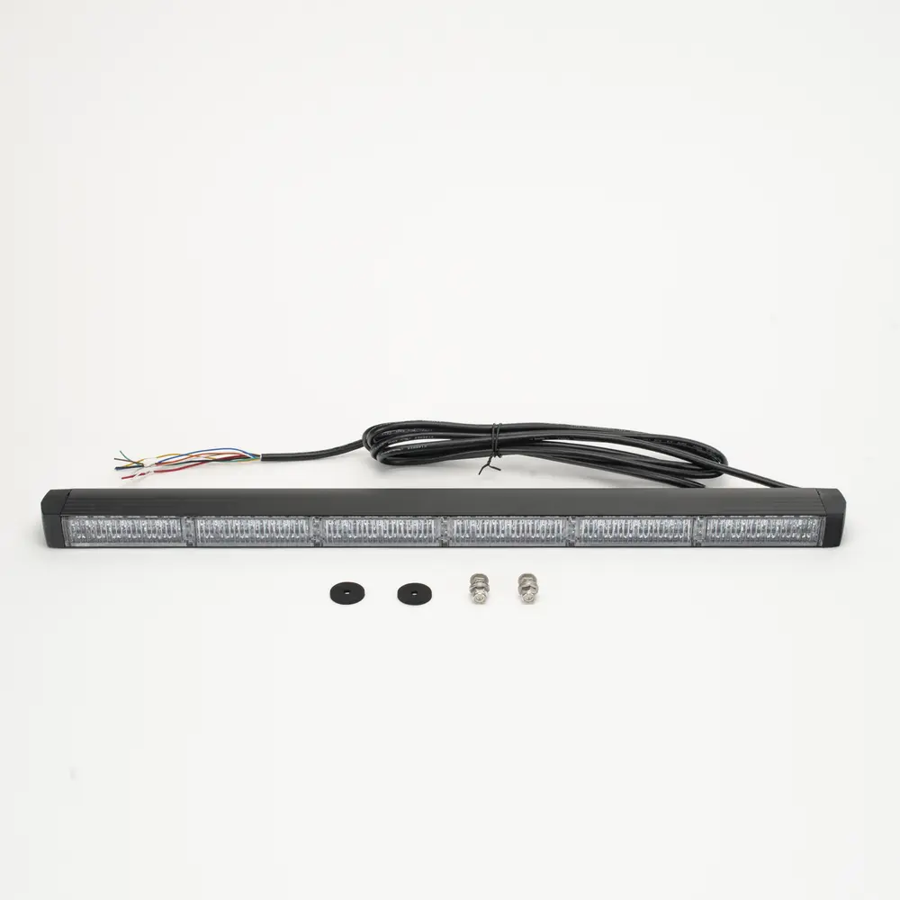 Barra de Advertencia Vehicular / 6 Módulos / 6 LED por Cabezal / Rojo/Azul / Multivoltaje 12-24 VDC / IPX7 / SAE-ECE - Imagen 3