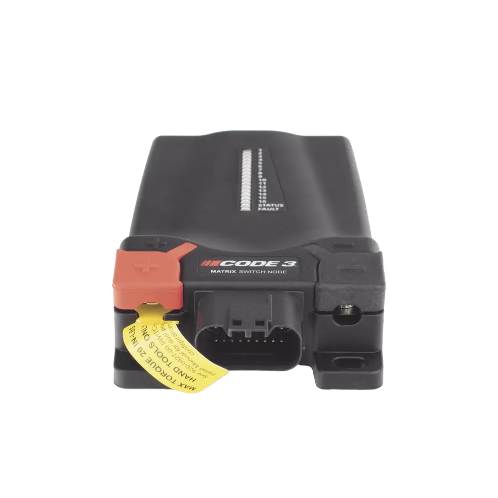 Nodo de Interfaz para Sistema de Control de Luces de Emergencia / Compatible con Matrix / Integración Vehicular - Imagen 3