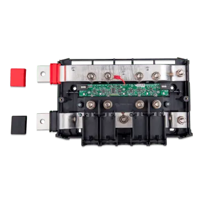 Barra de Distribución DC Modular / 4 Fusibles Mega / Indicadores LED / Sistema Lynx M10 / Monitoreo Individual - Imagen 4