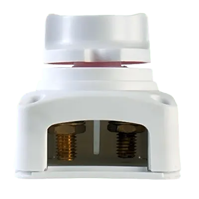 Interruptor de Batería / 2 Posiciones / 275A DC Continuo / 1250A DC Arranque / 8-50V DC / Terminales Cobre 10 mm / Montaje Empotrado o Superficial - Imagen 2