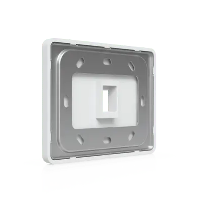Placa Keystone Horizontal / 1 Puerto / Superficie Pintable / Policarbonato y Acero SGCC / 4.4 x 3.2 x 0.12 in / Paquete 4 Piezas - Imagen 4