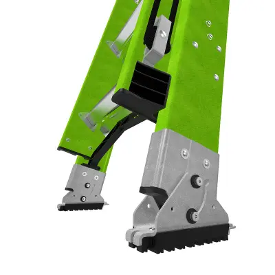 Escalera de Extensión / Fibra de Vidrio y Aluminio / 10.9 m (35.8 ft) / Capacidad 375 lb (170 kg) / Estabilizadores Niveladores Integrados / Certificación ANSI-OSHA - Imagen 6