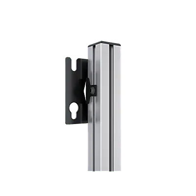 Placa Adaptadora para Panel LED / 30 x 15 mm / Acero Industrial / 90 x 70 x 2.5 mm (3.5 x 2.8 x 0.1 in) / Perforación 8.5 mm (0.3 in) / Incluye Tornillos M8 y Tuercas - Imagen 2