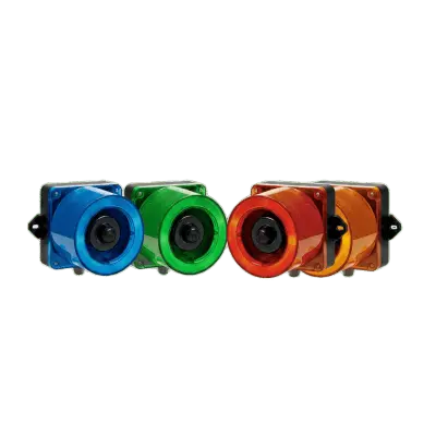 Señalizador Audiovisual Industrial / LED Ámbar / 31 Tonos / 123 dB / 12-24 VCD / IP66 - Imagen 2