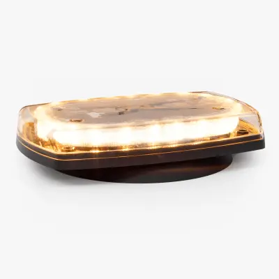 Minibar LED / 10 Pulgadas / 48 LEDs / 91 Patrones de Destello / 12-24 VDC / Base Magnética / Lente Transparente - Imagen 2