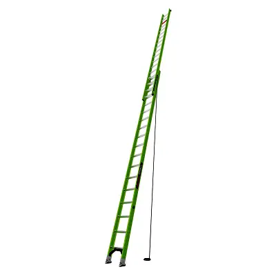 Escalera de Extensión / Fibra de Vidrio y Aluminio / 10.9 m (35.8 ft) / Capacidad 375 lb (170 kg) / Estabilizadores Niveladores Integrados / Certificación ANSI-OSHA - Imagen 3
