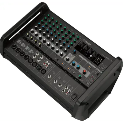 Mezcladora de Audio Amplificada / 12 Canales / Amplificador Clase-D 2x630W / 24 Efectos SPX / Supresor de Retroalimentación / 4/8 Ohms - Imagen 3